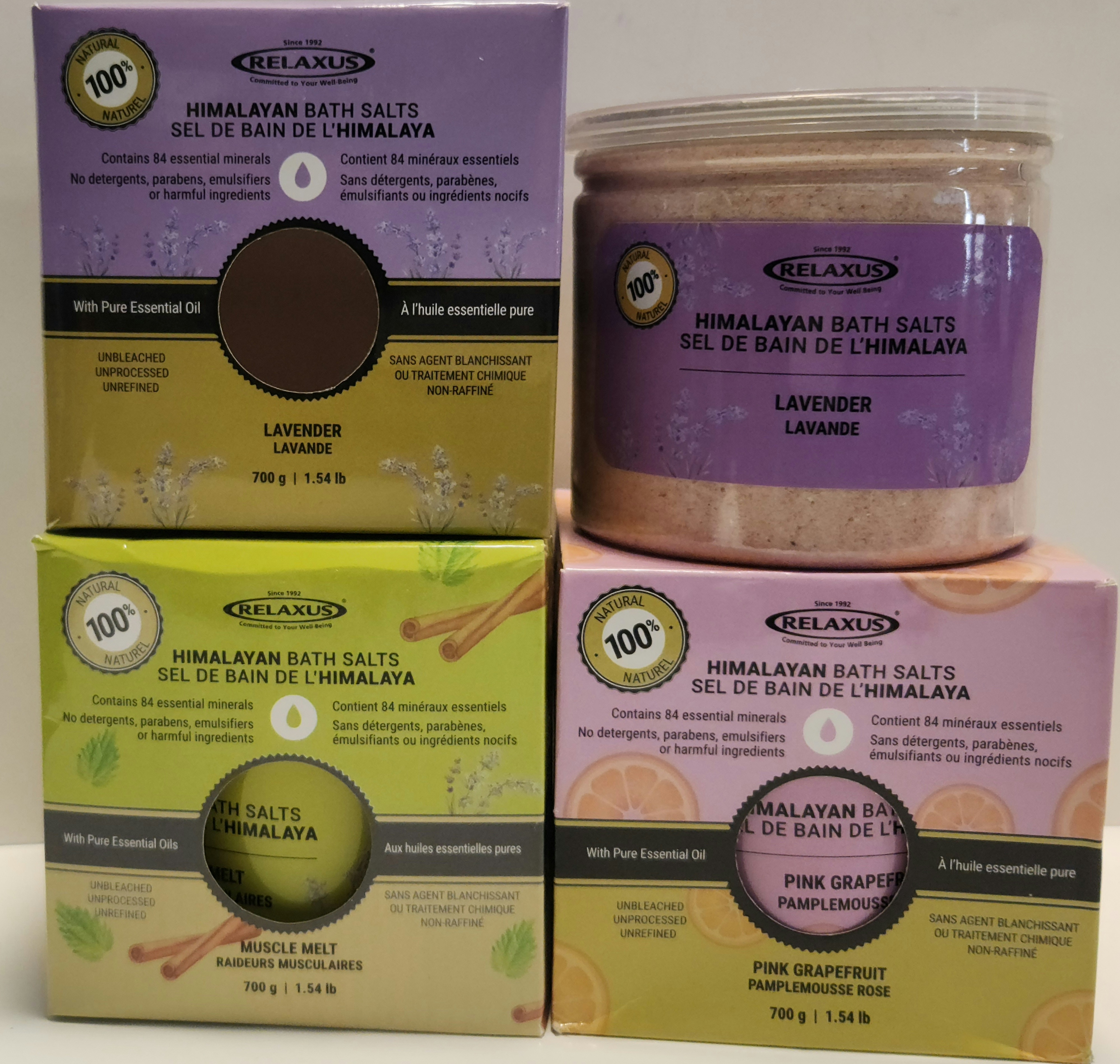 Bath salts natural w/84 essential minerals